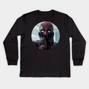 ryan reynolds  red Kids Long Sleeve T-Shirt